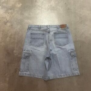 Vintage Y2K baggy Tommy Hilfiger‎ cargo light wash jorts